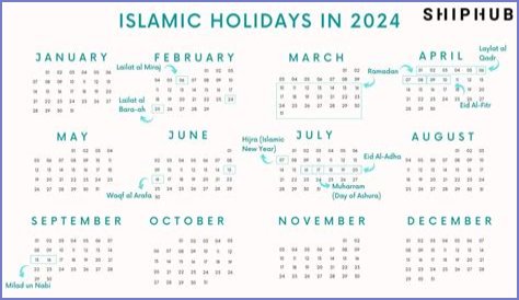Islamic Holidays 2024: A Comprehensive Guide